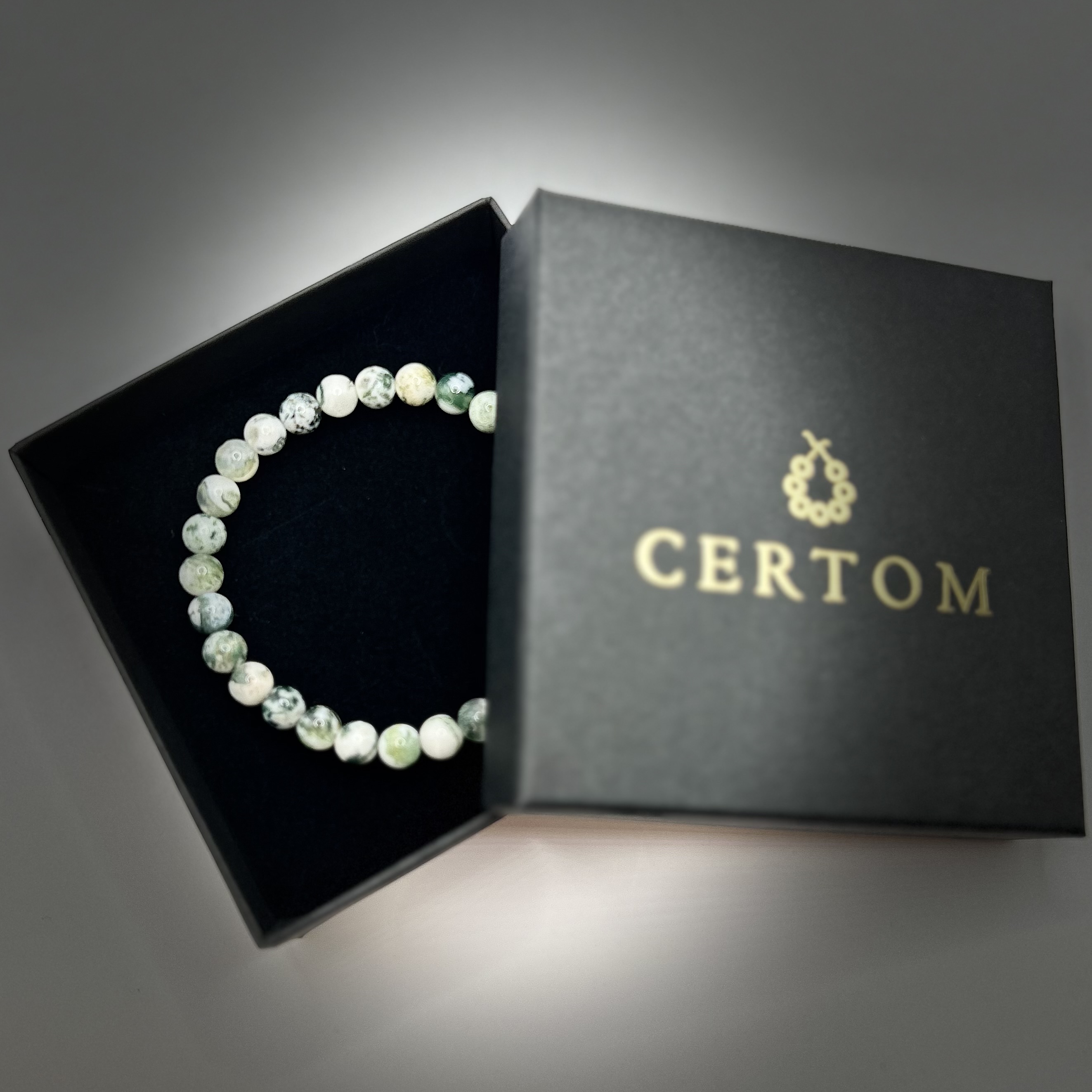 Minerální náramek achát stromečkový